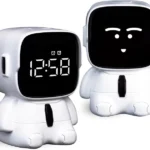 Настільний годинник-будильник космонавт Robot clock